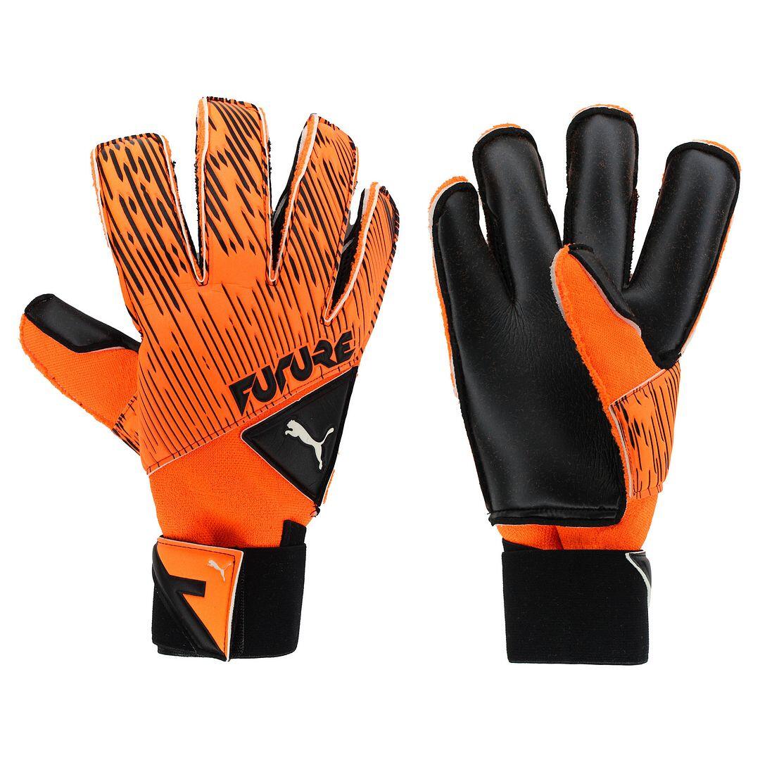 Puma Future Grip SGC Mens Black/Orange Goalkeeper Gloves
