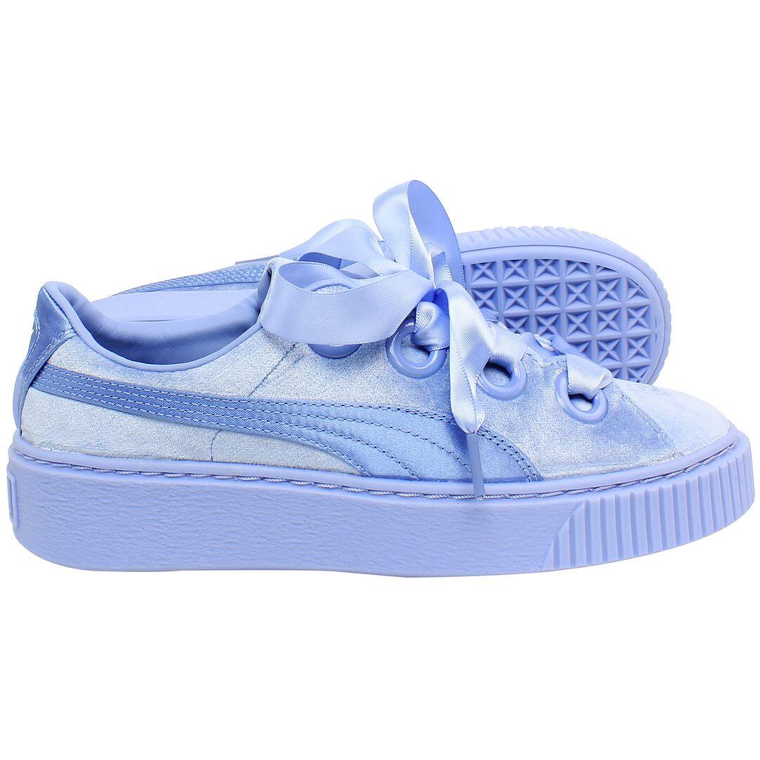 Puma Platform Kiss Womens Blue Trainers 2/5