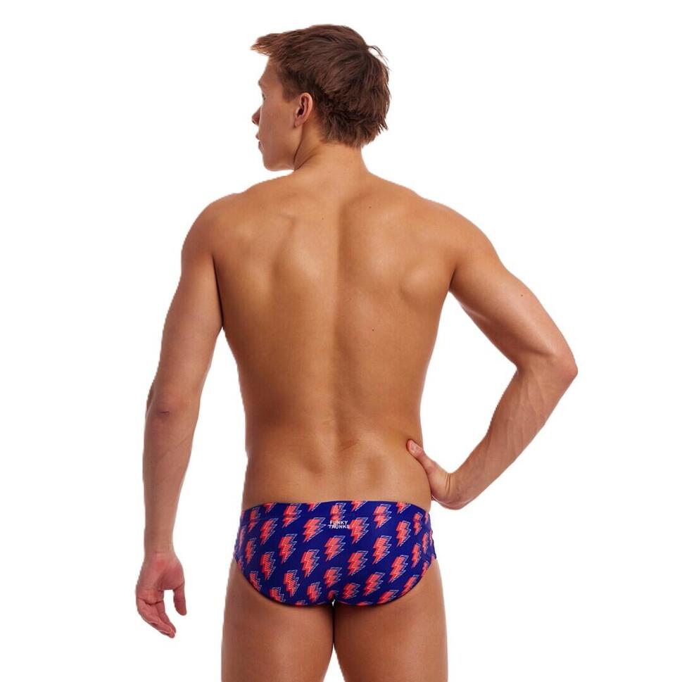 Kąpielówki męskie slipy na basen treningowe Funky Trunks Flash