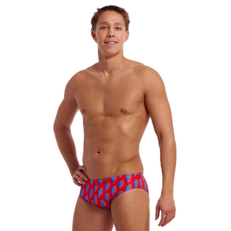 Kąpielówki męskie slipy na basen treningowe Funky Trunks Hot Volt
