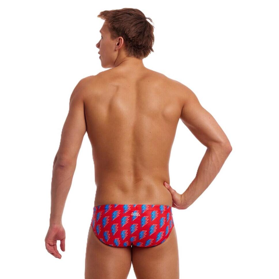 Kąpielówki męskie slipy na basen treningowe Funky Trunks Still Pink