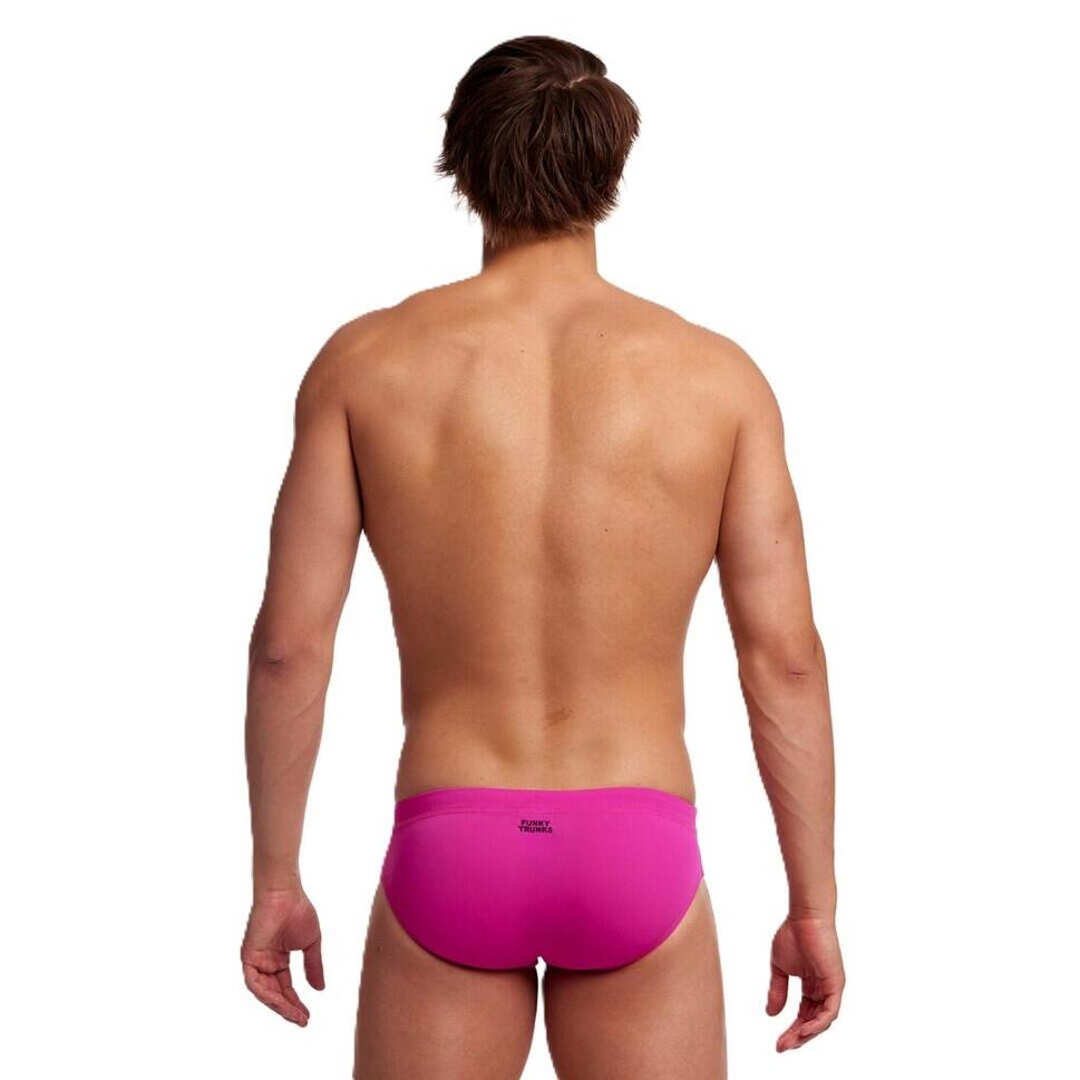 Kąpielówki męskie slipy na basen treningowe Funky Trunks Still Pink