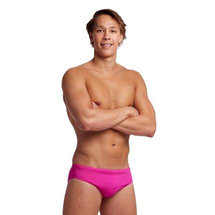 Kąpielówki męskie slipy na basen treningowe Funky Trunks Still Pink
