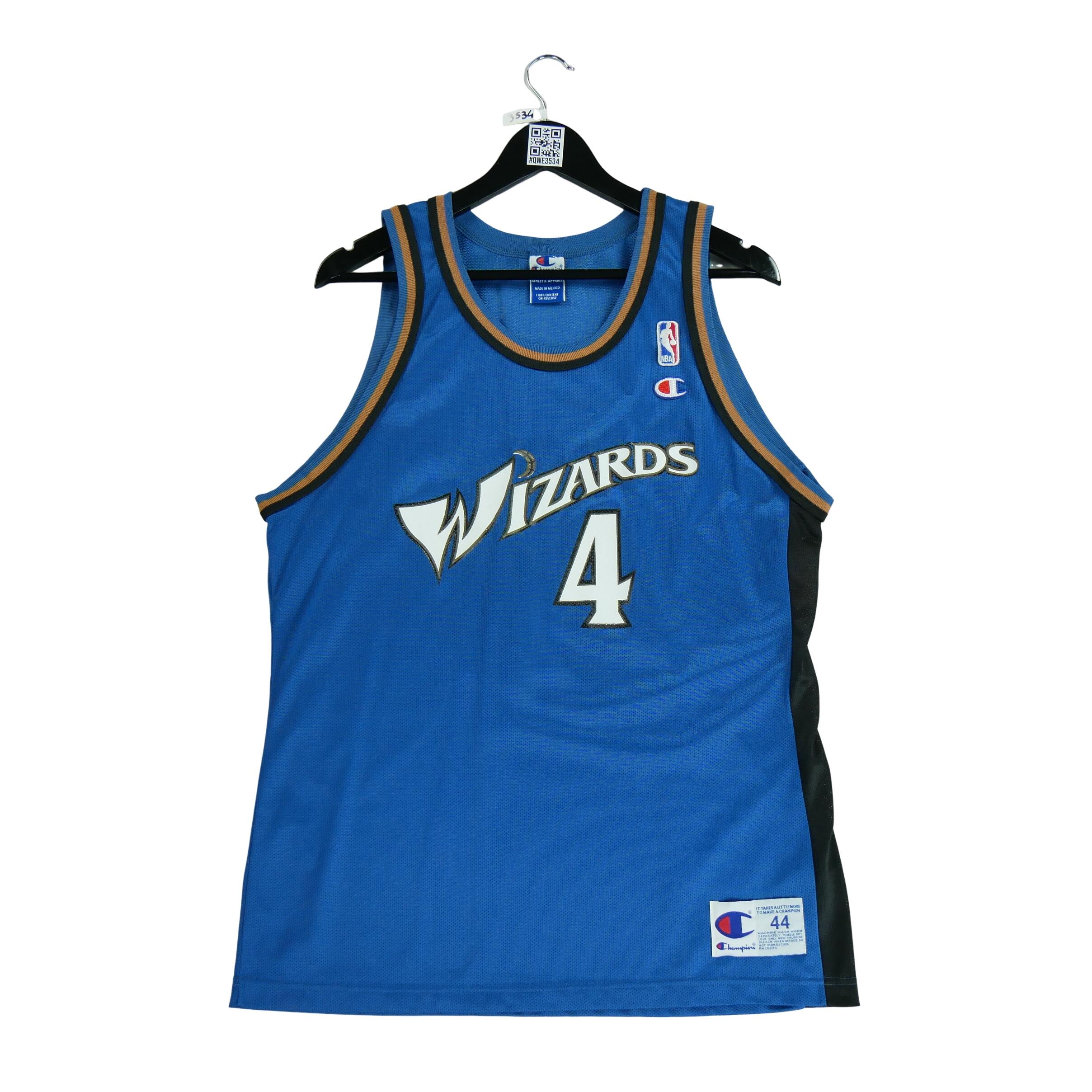 CHAMPION Seconda Mano - Maglia NBA dei Washington Wizards dei Campioni - Stato eccellente