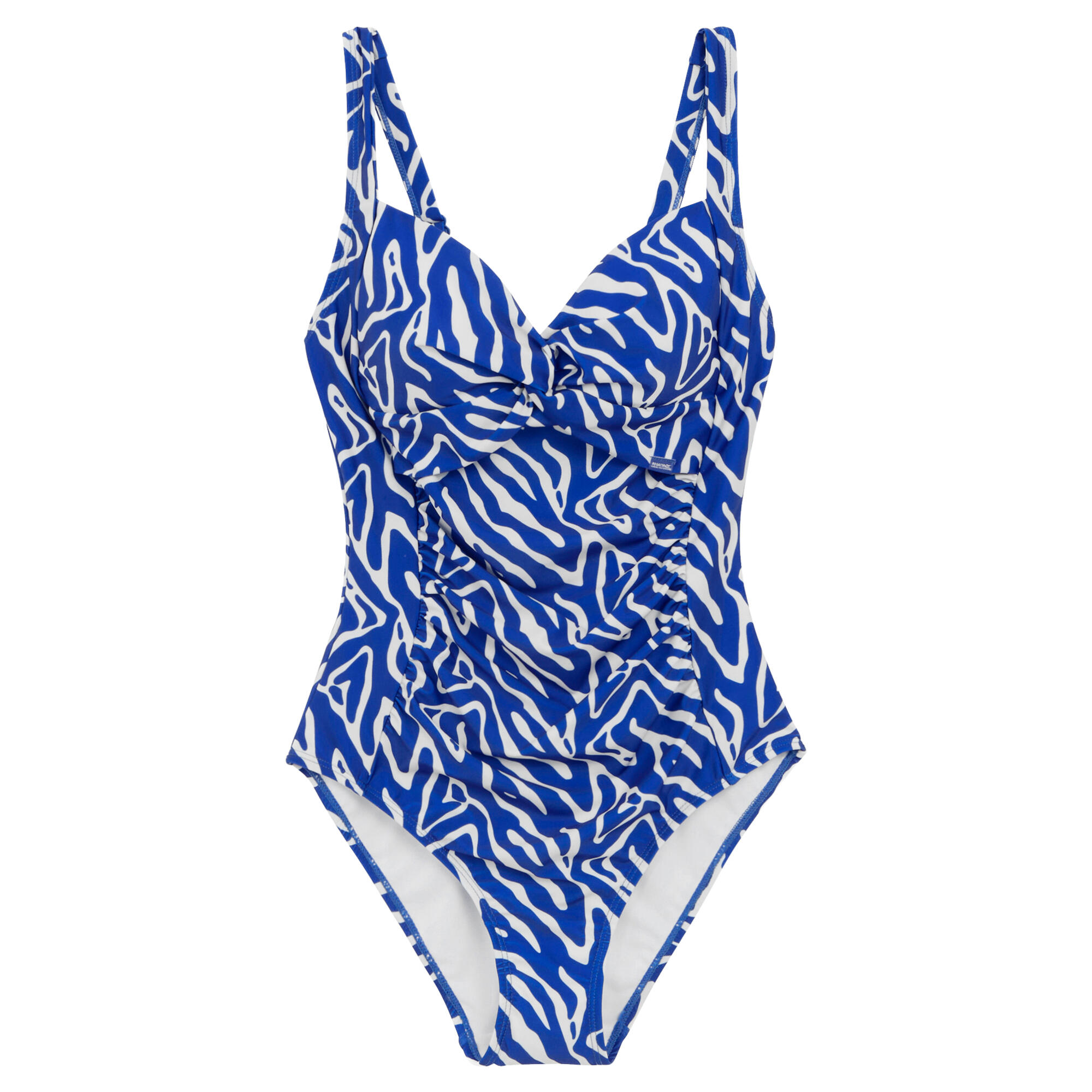 REGATTA Womens/Ladies Sakari Abstract One Piece Swimsuit (Brightest Blue)