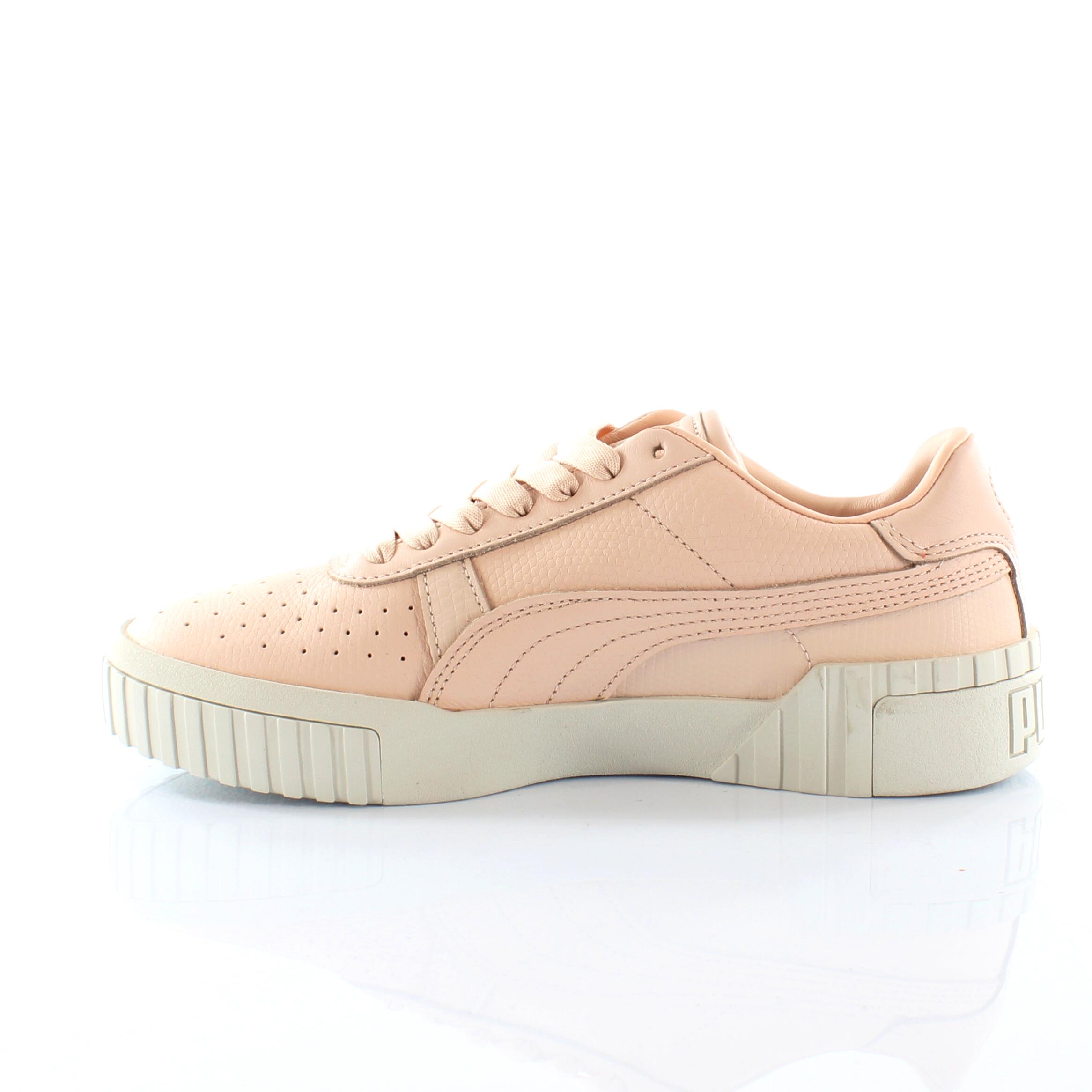 Puma Cali Emboss Womens Pink Trainers 3/4