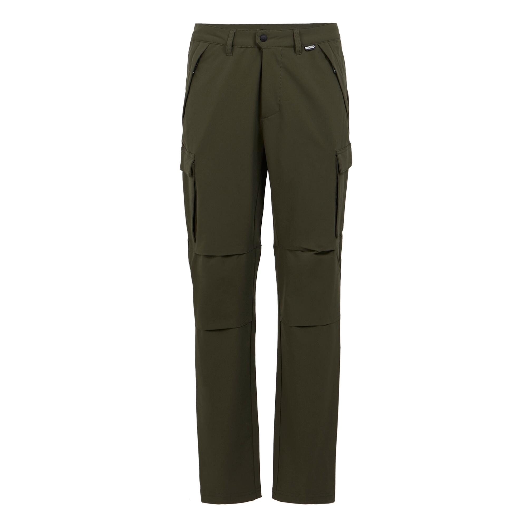 REGATTA Mens Questra Cargo Trousers (Dark Khaki)