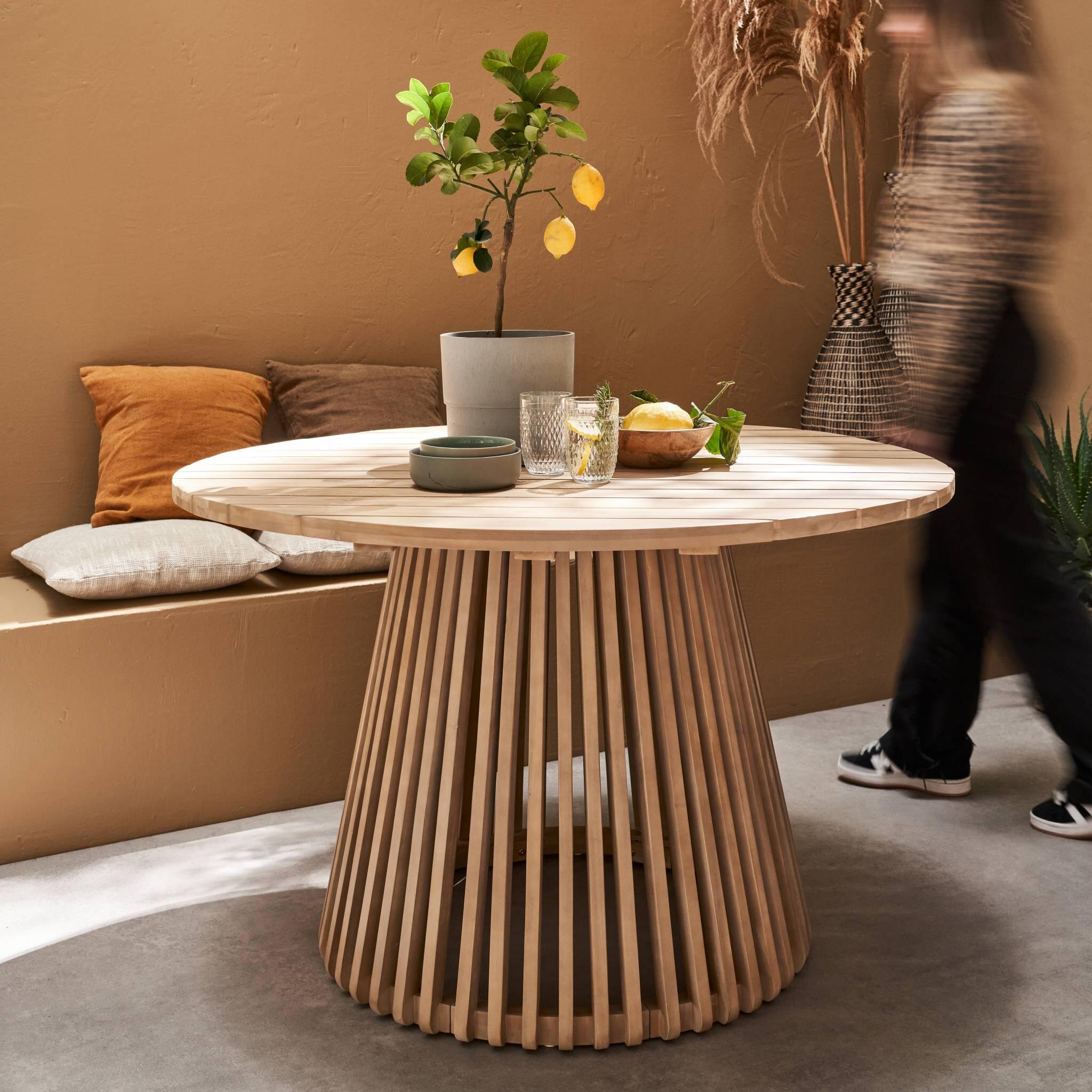 Mesa de jantar em madeira de 4 lugares, Madeira 2/5