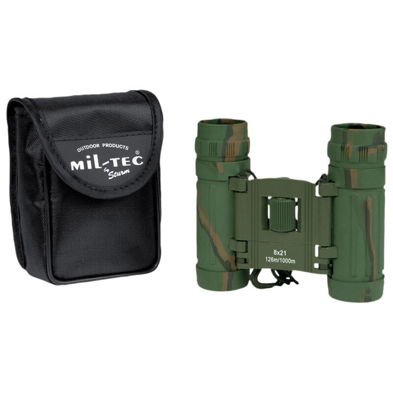 MIL-TEC Mil-Tec Foldable Binocular 8x21 Camo