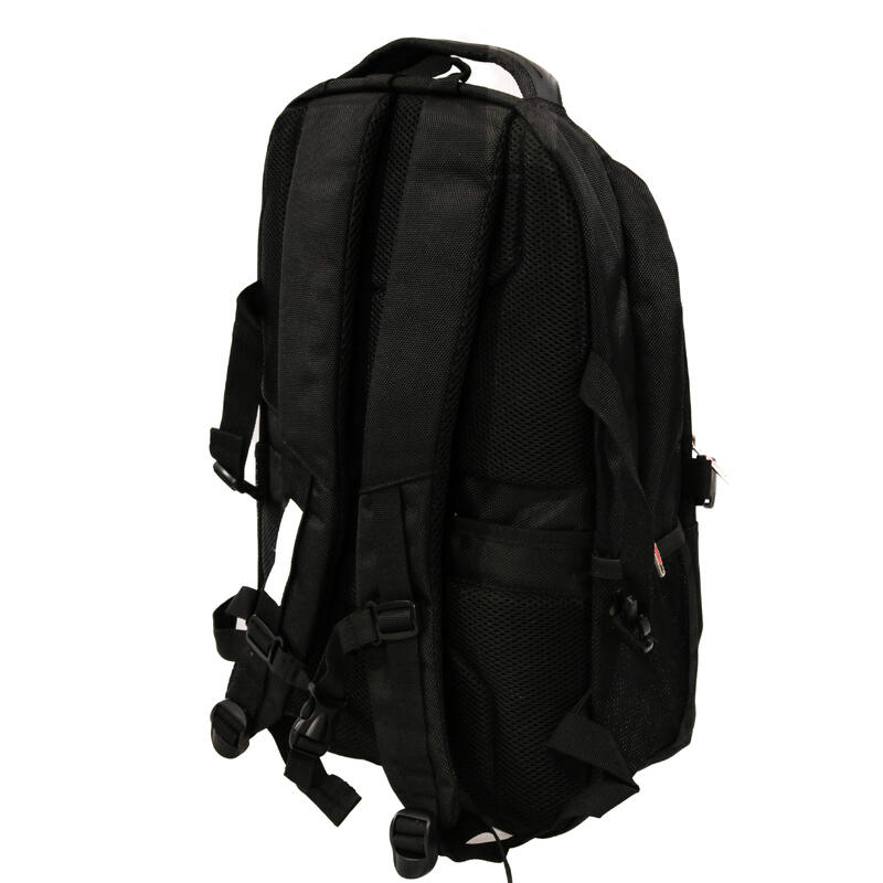 Rucsac Smiley, Lamonza, 47x34x18 cm, negru