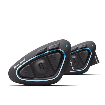 Midland BTX2 Pro S Twin C1414.05 - Interfono Moto Bluetooth Nero
