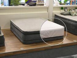 Pack matelas gonflable Comfort Plush Elevated 2 places H. 46 cm + Drap housse