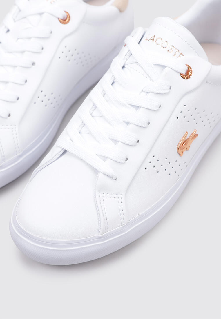 Chaussure de randonnée Baskets Femme Lacoste POWERCOURT 2.0  Blan 3/5