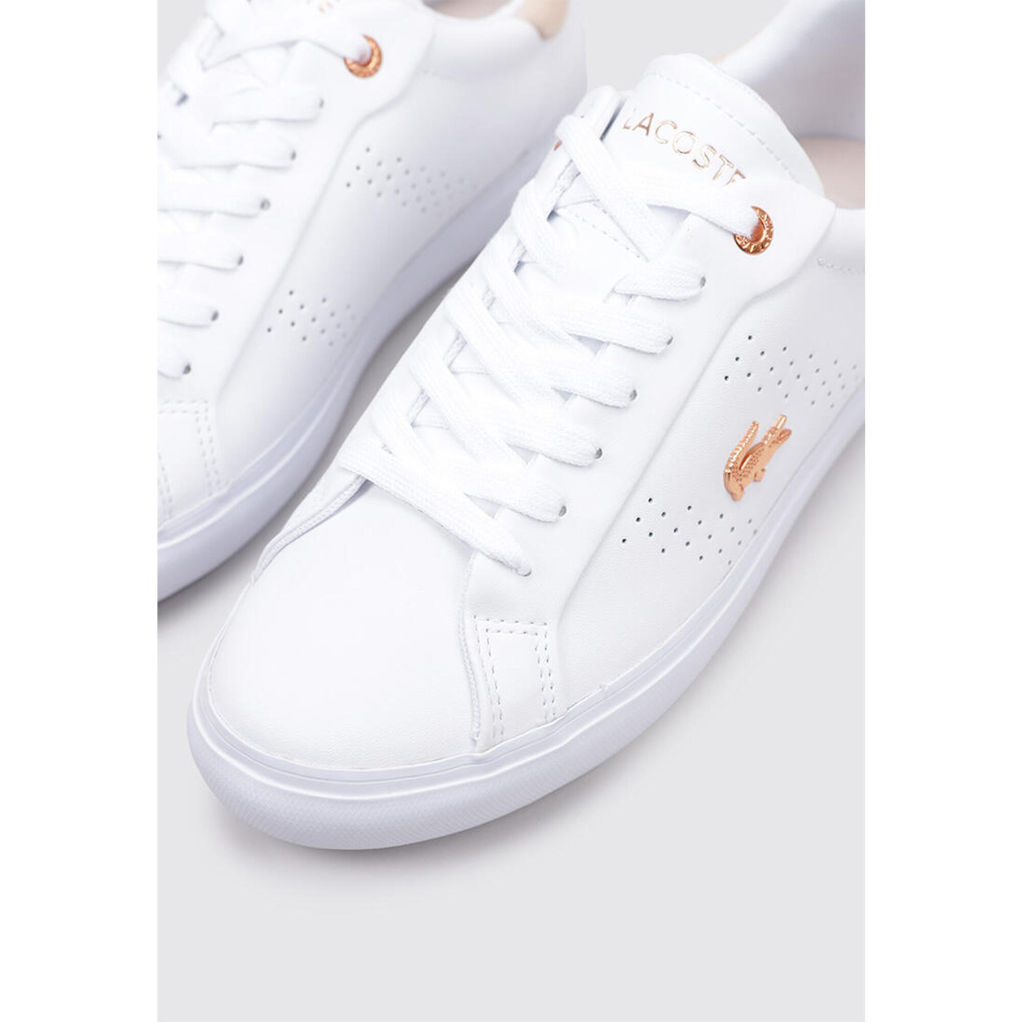Chaussures Deportivas Mujer Lacoste POWERCOURT 2.0  Blanc