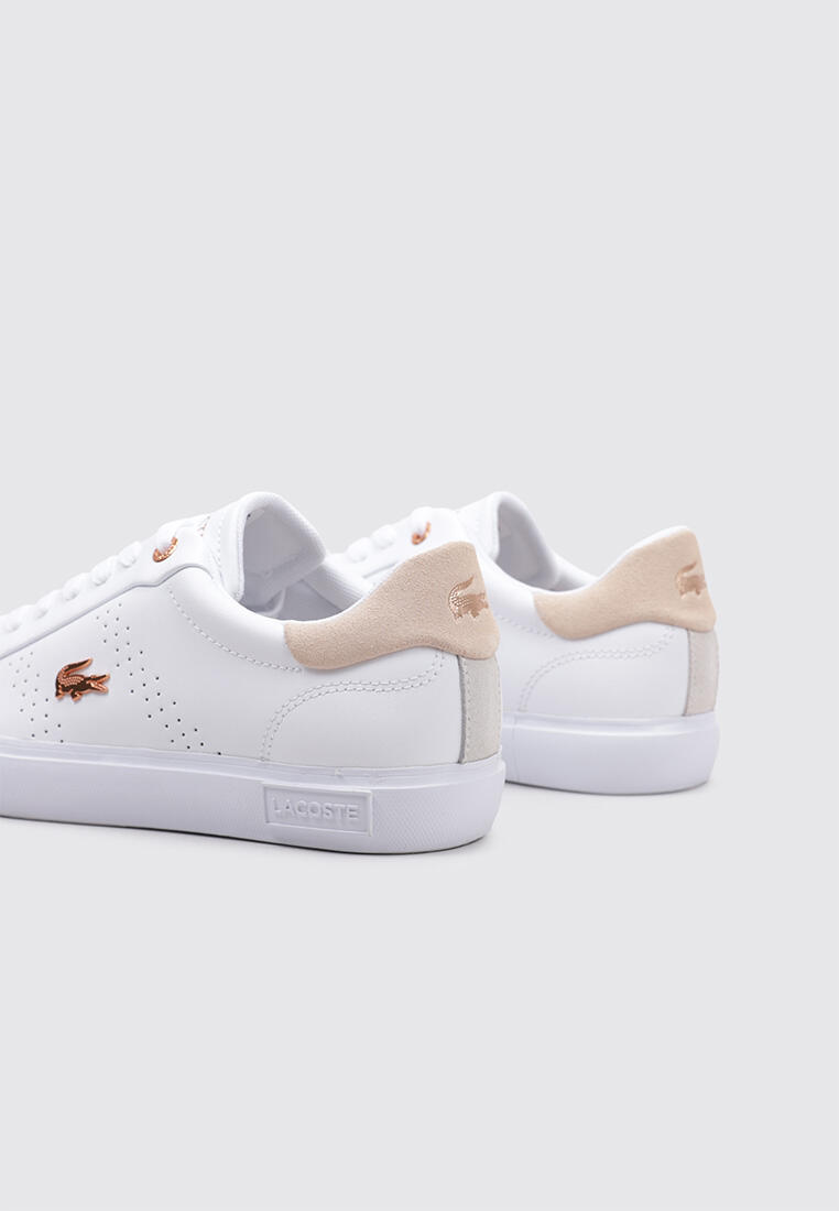 Chaussure de randonnée Baskets Femme Lacoste POWERCOURT 2.0  Blan 4/5