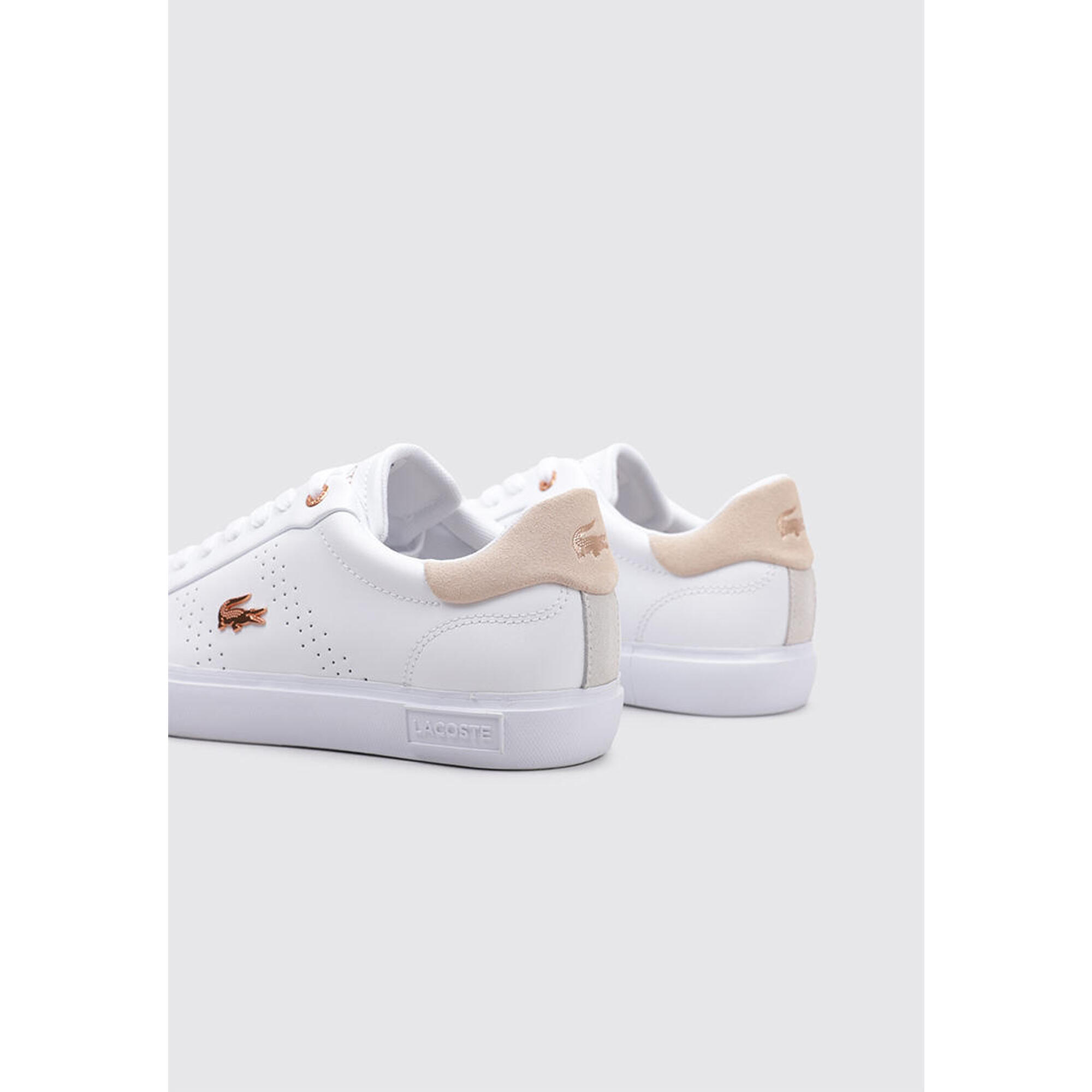 Chaussures Deportivas Mujer Lacoste POWERCOURT 2.0  Blanc