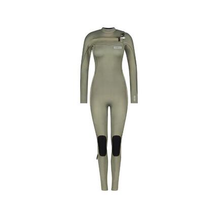 Combinaison premium 4/3 mm haute performance pour femme – surf, kitesurf – Beige