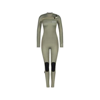 Premium 3/2 mm high performance wetsuit voor dames surfen kitesurfen - beige