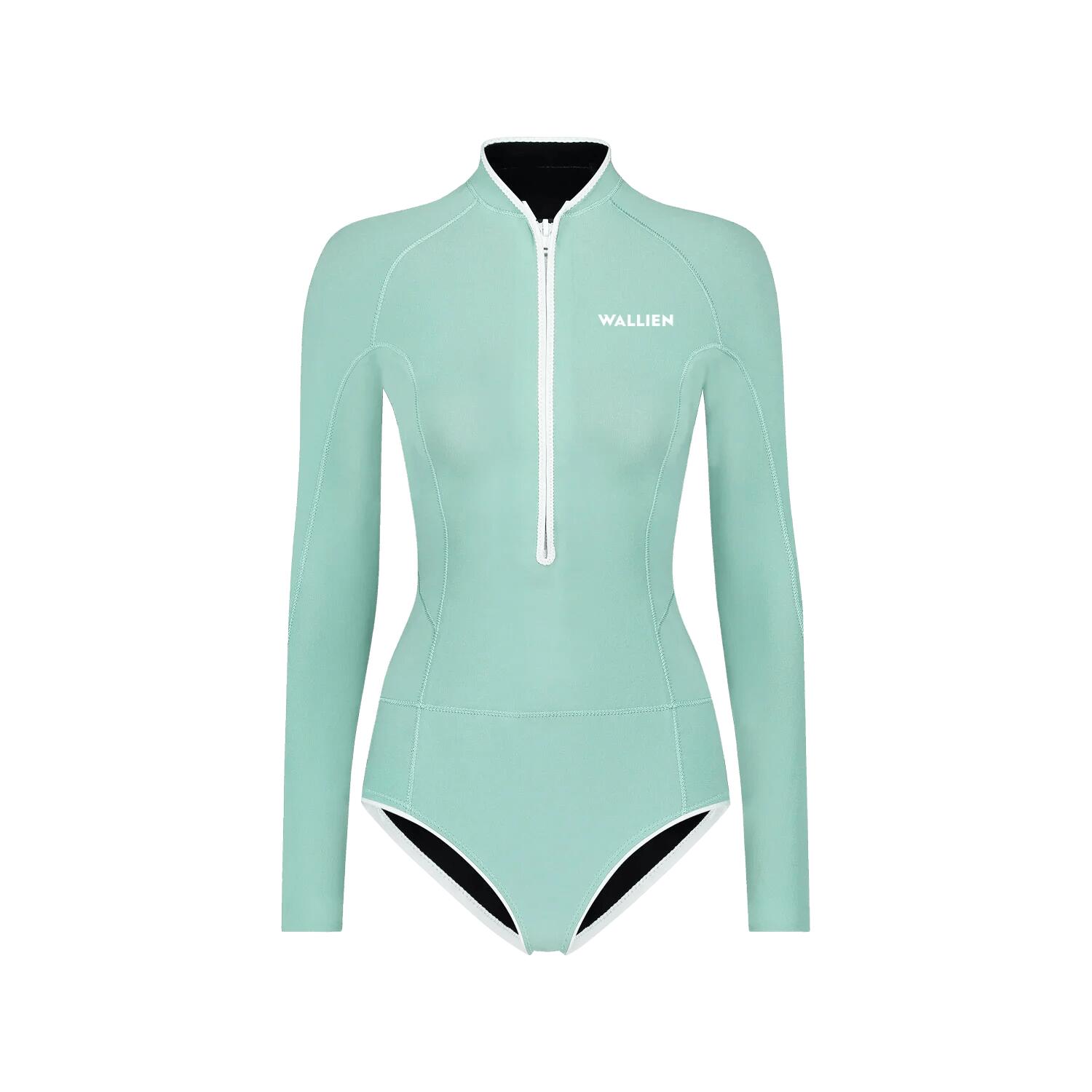 WALLIEN Premium-Neoprenanzug Shorty für Damen, zum Surfen, Kiten, Schwimmen, aus Yulex
