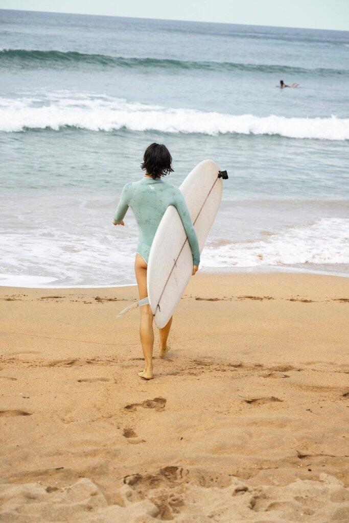 Combinaison shorty femme premium pour le surf, lekite, la natation et la plongée 7/7