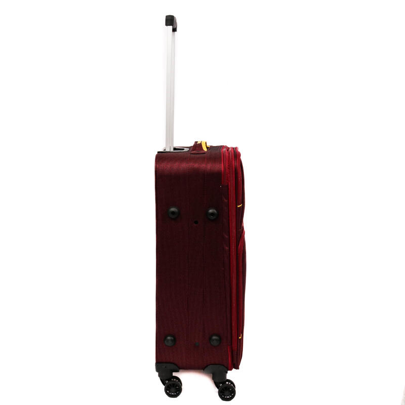 Troler Lime, Lamonza, 70x41x25 cm, 2.9 kg, expandabil 30%, rosu / galben