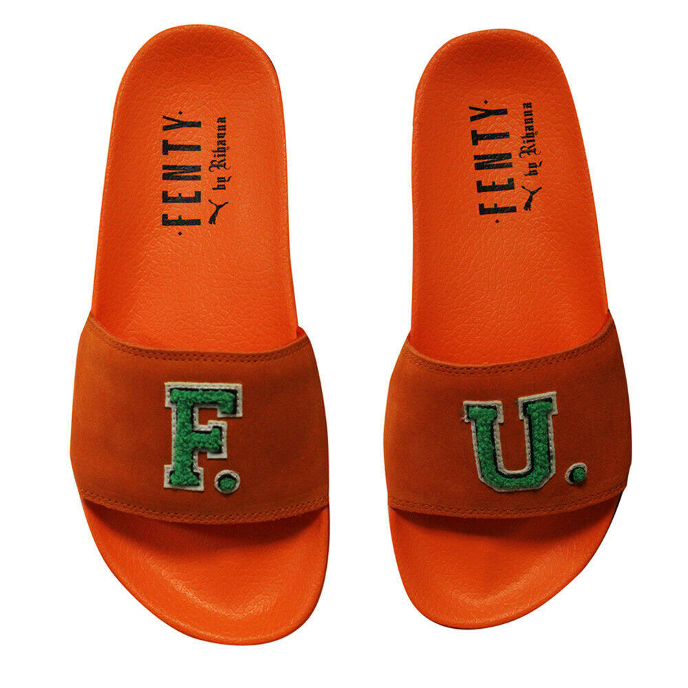 PUMA Puma x Rihanna Fenty FU Womens Orange Sliders