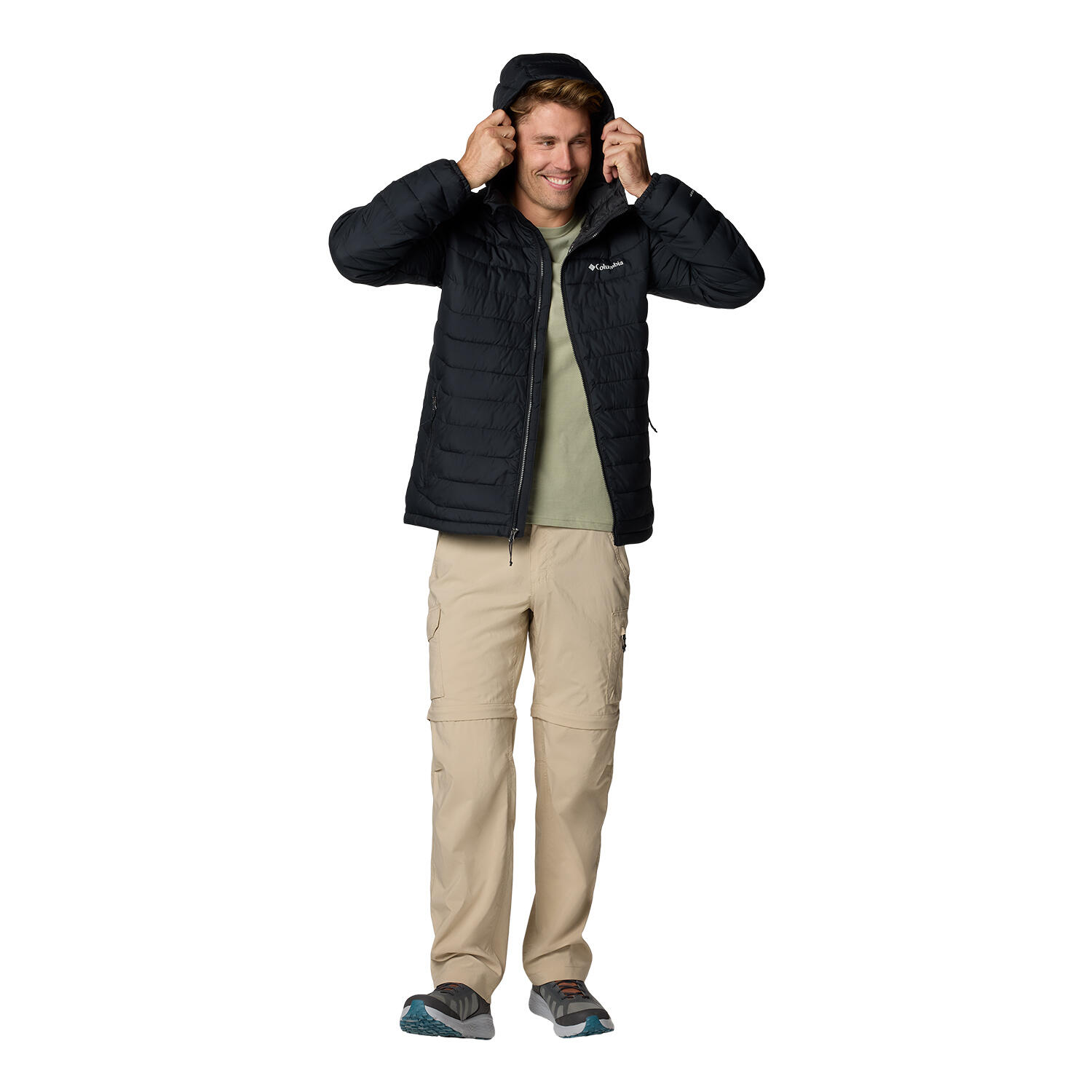 Doudoune Columbia Powder Lite II à capuche pour hommes 6/7