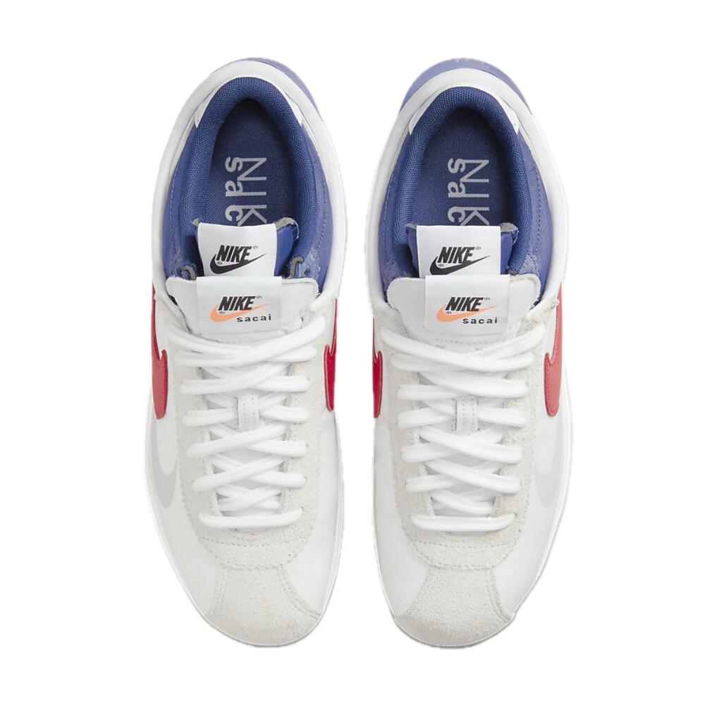 Reconditionné - Nike Cortez 4.0 Sacai White University Red Blue - Excellent 3/3