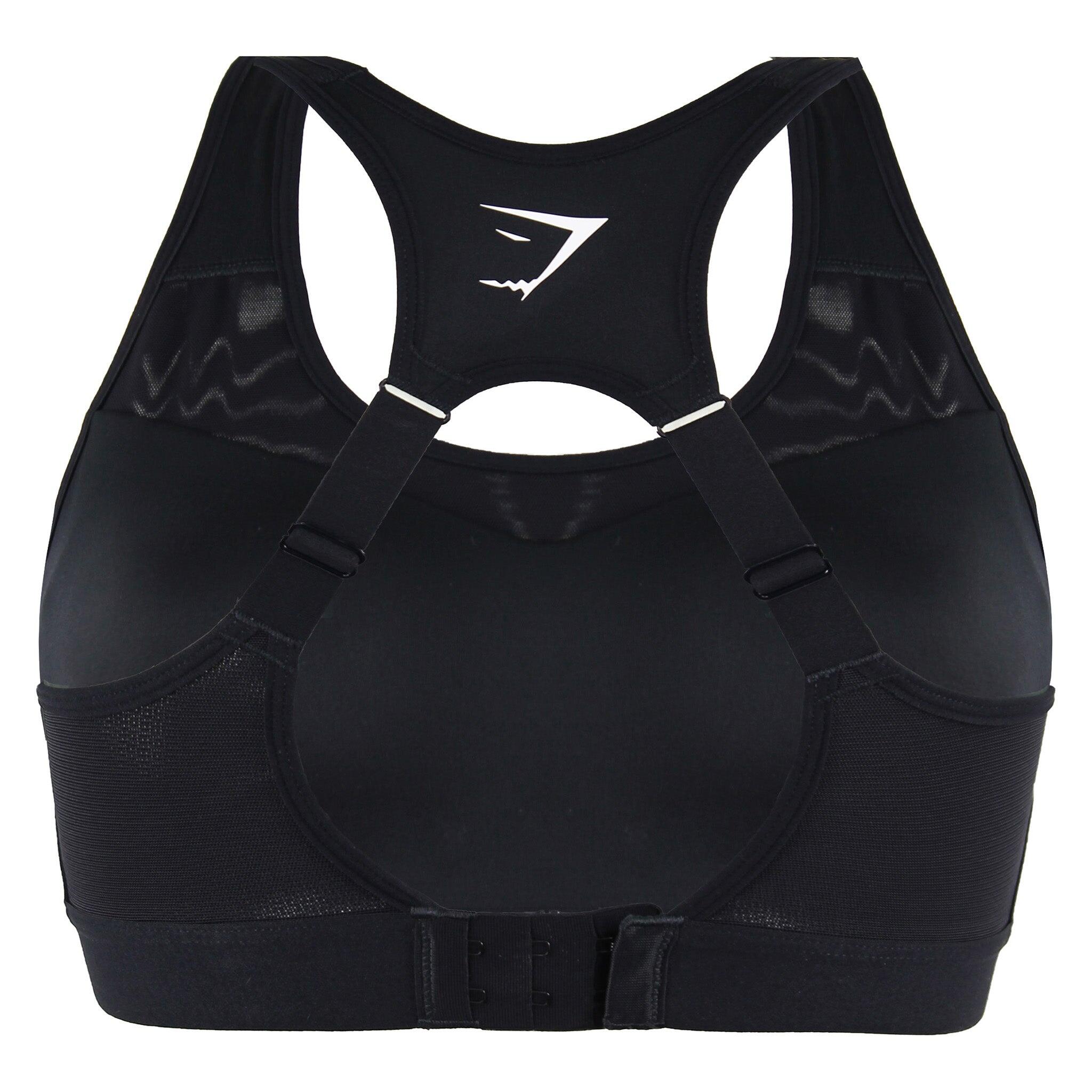 GYMSHARK Gymshark High Support Womens Black Sports Bra
