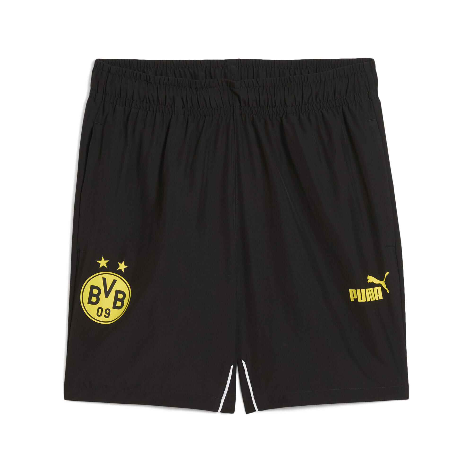 Shorts Borussia Dortmund FtblARCHIVE da uomo PUMA Black Faster Yellow 1/7