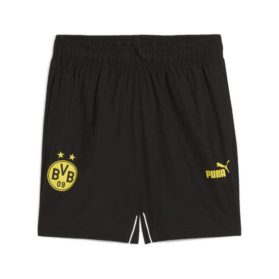 Short Borussia Dortmund ftblARCHIVE Homme PUMA Black Faster Yellow