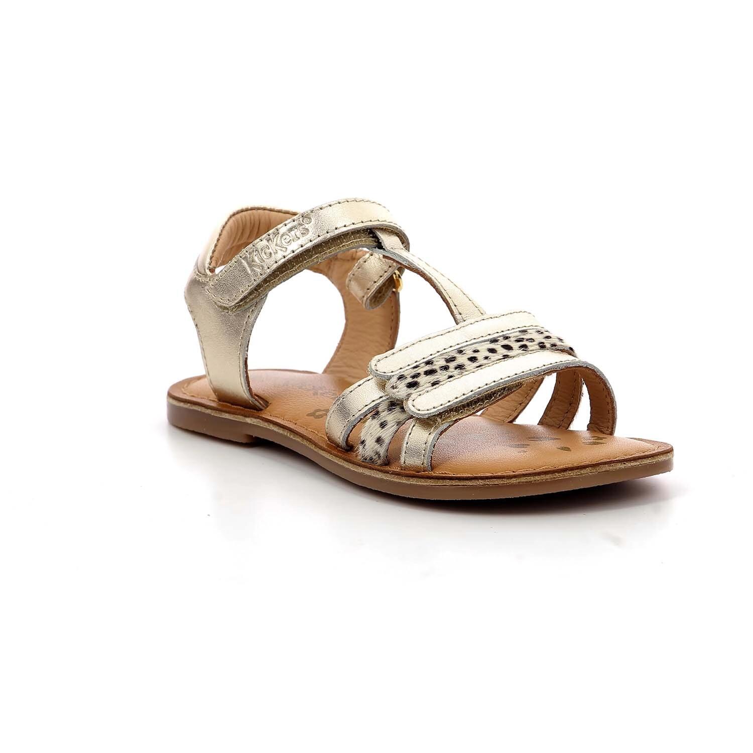 Sandały dziecięce Kickers DIAMANTO OR PONY 3/5
