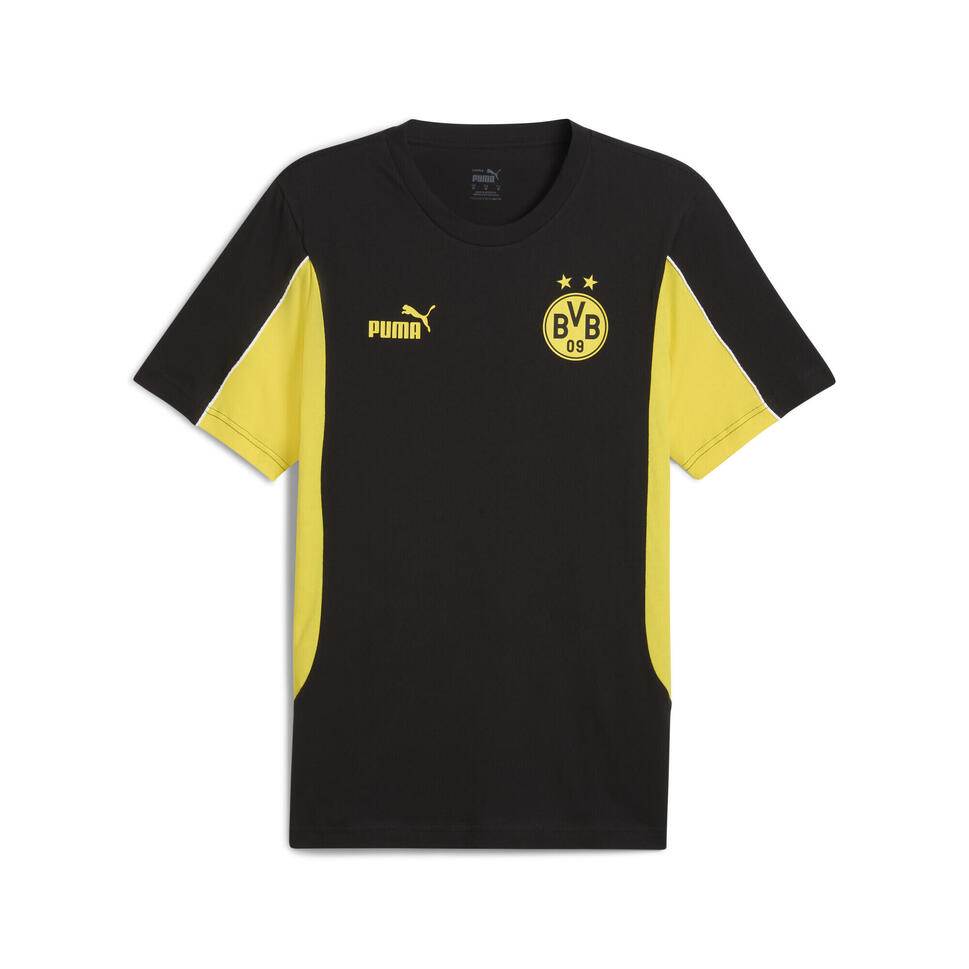 Męska koszulka Borussia Dortmund ftblARCHIVE PUMA Black Faster Yellow