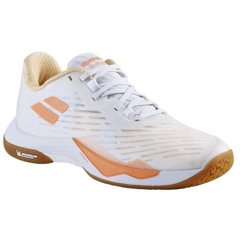 Babolat - Chaussures De Badminton Femme Babolat Shadow Tour 5 W - Chaussures De Sport - Blanc|jaune - 41 - Decathlon