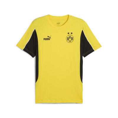 T-shirt Borussia Dortmund ftblARCHIVE da uomo PUMA Black Faster Yellow