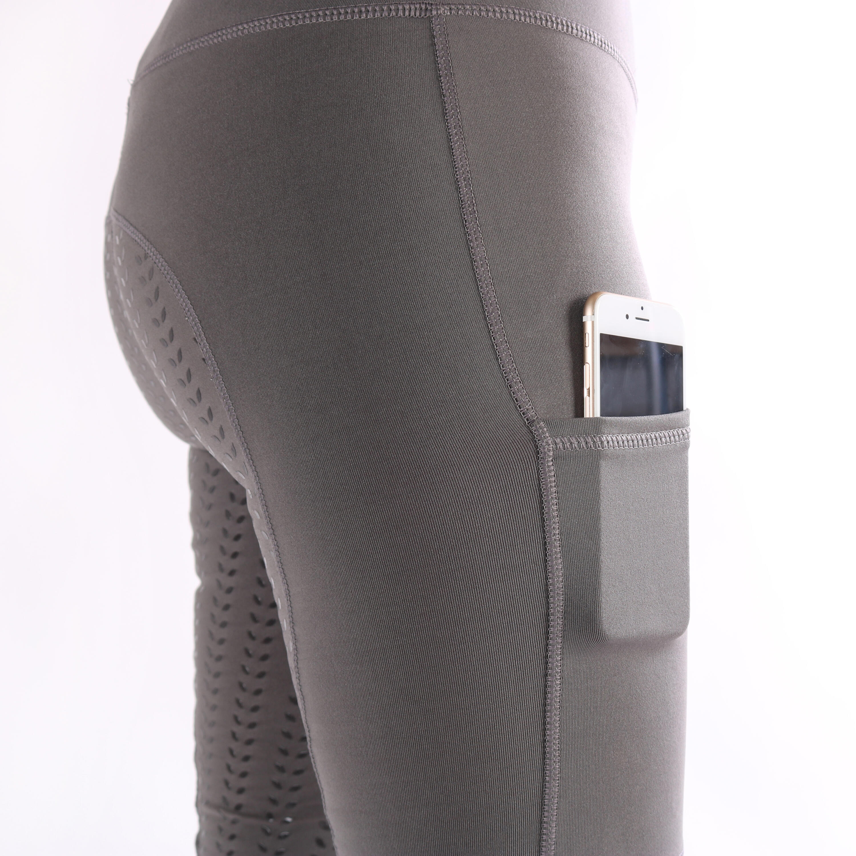 Reitleggings EJillustris Kids Vollbesatz Silikon Epplejeck Grau 4/4