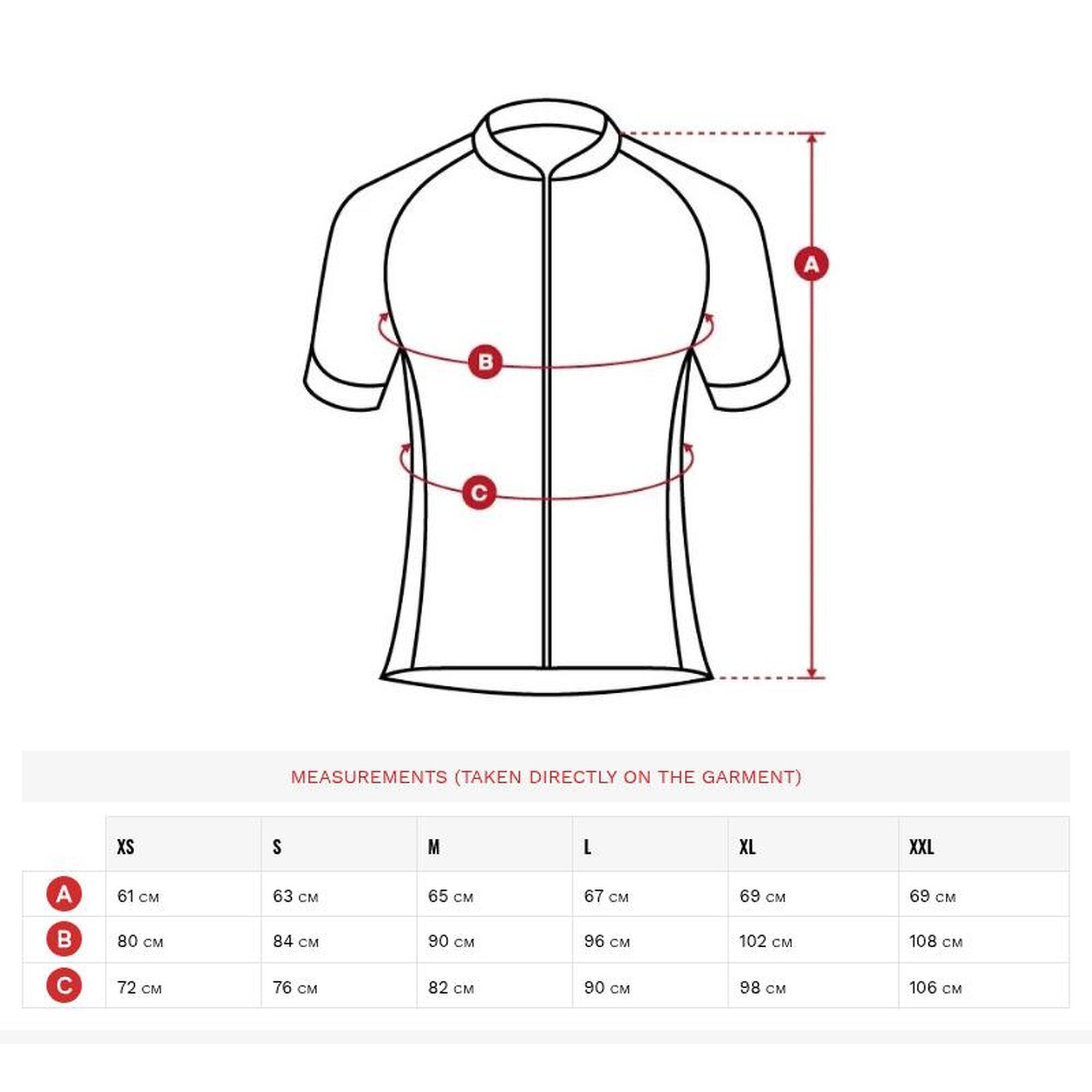 Camisola ultraleve de ciclismo homem SRX Dirty Kanza Bordeux