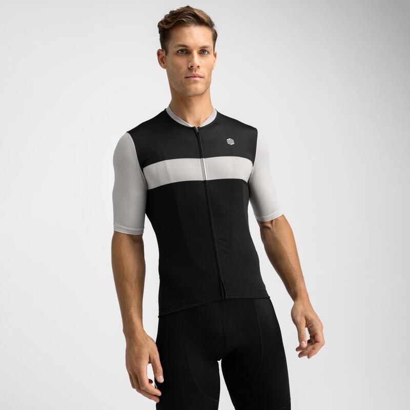 Pánský ultralehký cyklistický dres M3 Rostock Černá