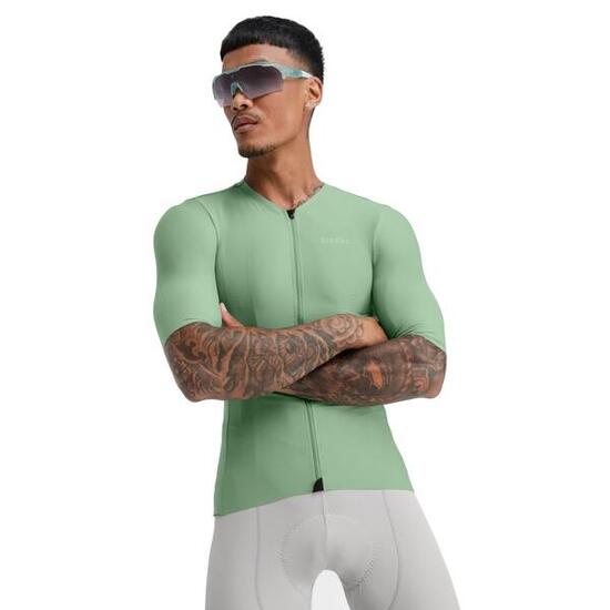Men Cycling 's ultralightweight jersey SRX Stage Olive Green