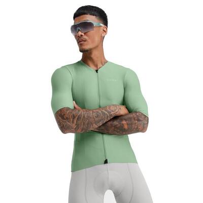 Heren wielrennen ultralichtgewicht wielershirt srx stage olijfgroen