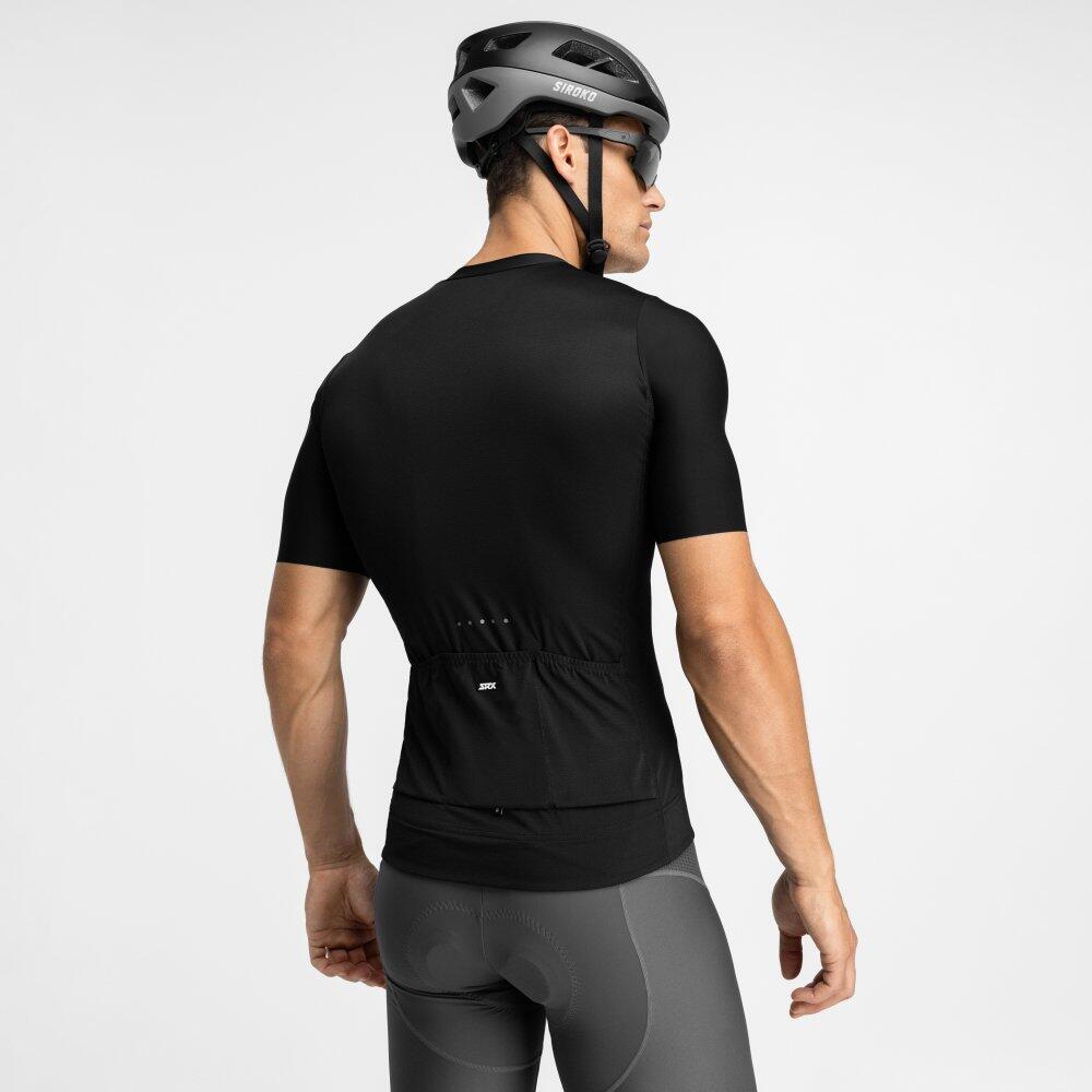 Heren Wielrennen ultralichtgewicht wielershirt SRX HighTech Zwart 3/7