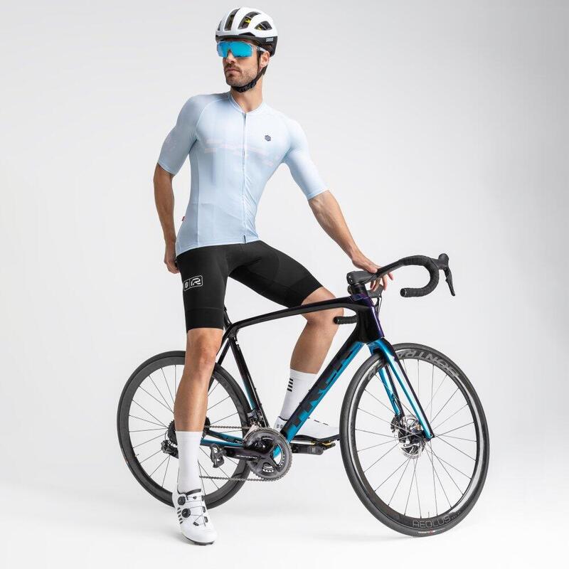 Pánský ultralehký cyklistický dres M3 Tetris Modrá
