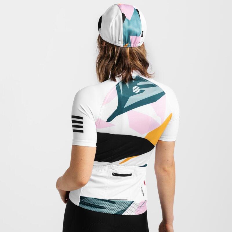 Maillot vélo manches courtes femme