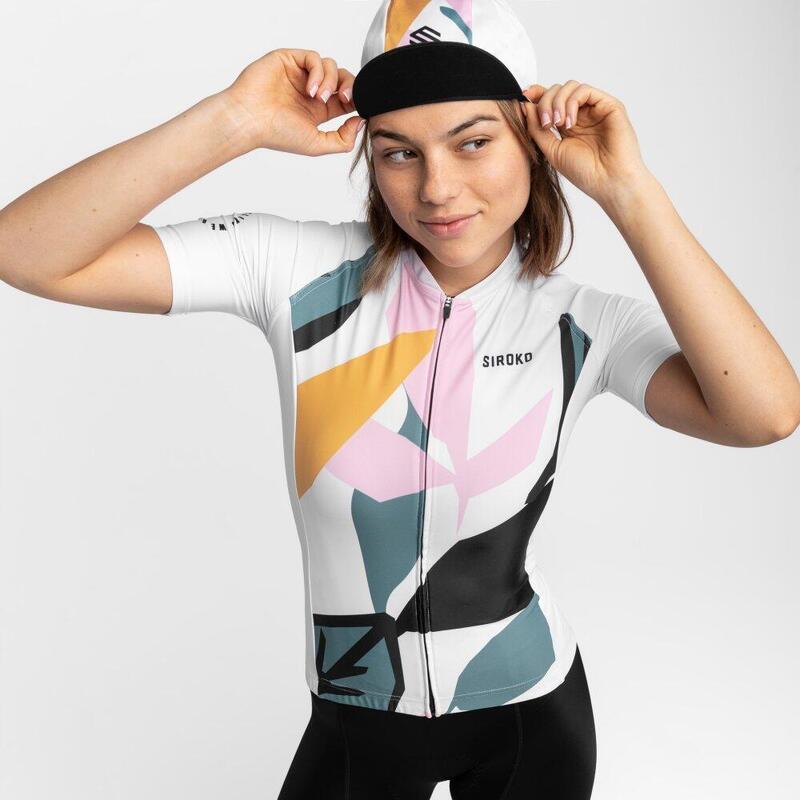 Maillot vélo manches courtes femme