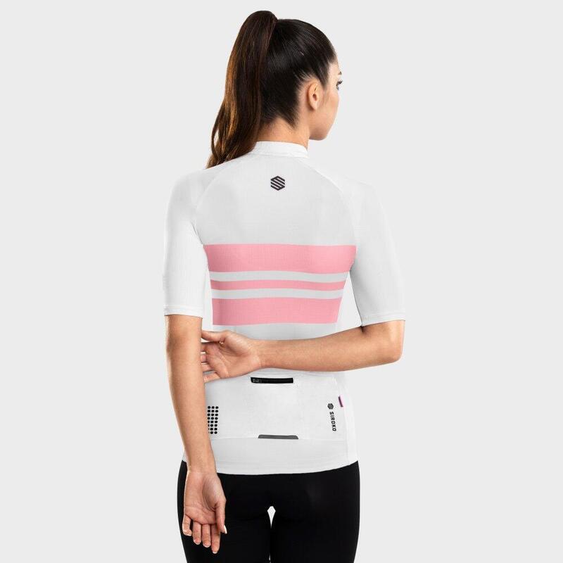 Dámský ultralehký cyklistický dres M3 Queen Series Bílá