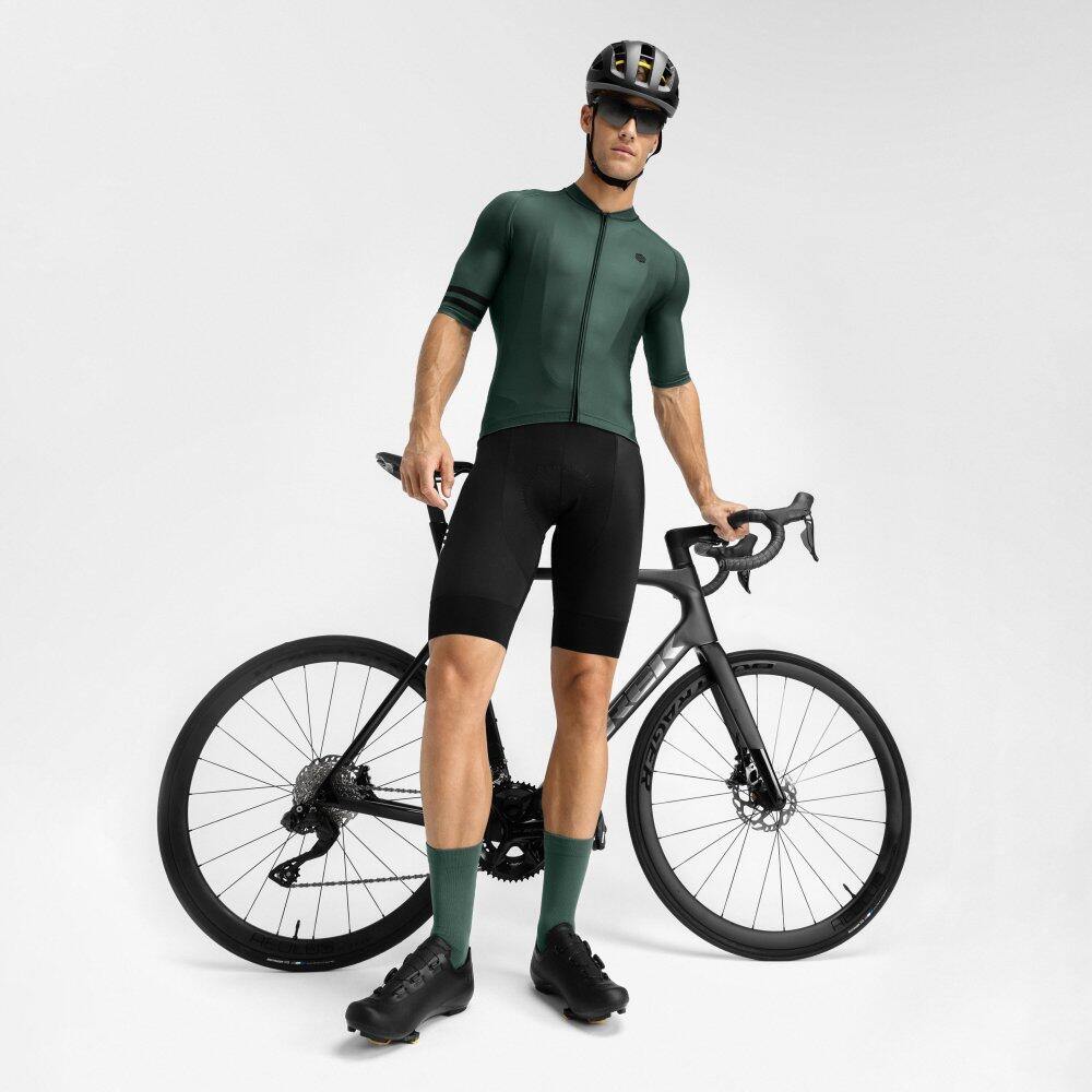 Herren Radsport kurzärmeliges radtrikot für M2 Dirty Road Armeegrün 4/7