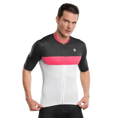 Heren wielrennen ultralichtgewicht wielershirt m3 technique pro wit