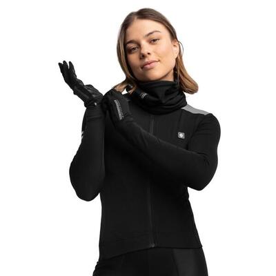 Damen Radsport thermo-radtrikot für SRX M4 Selva Negra Schwarz