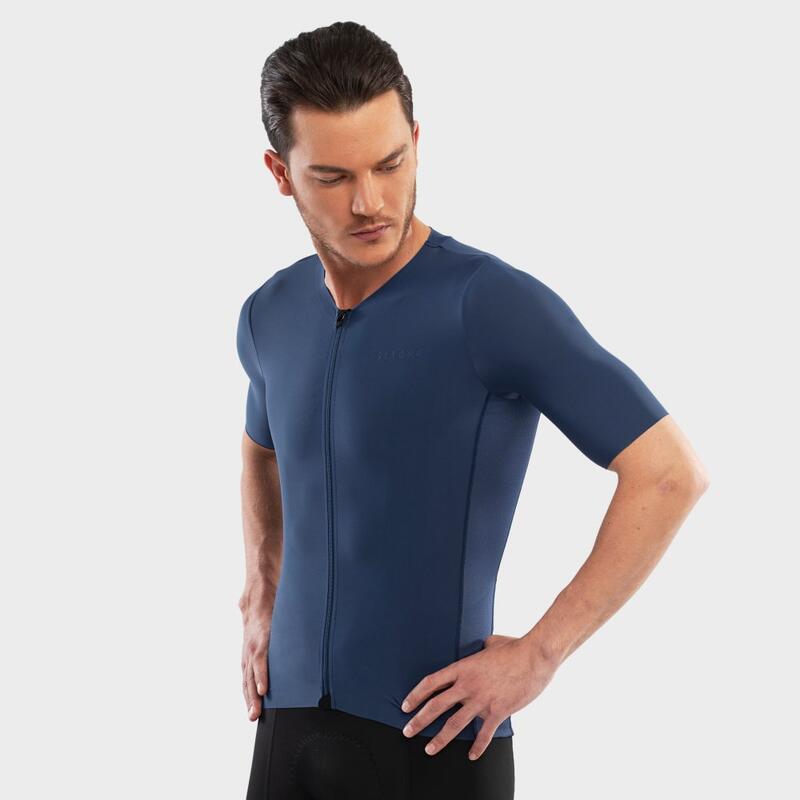 Pánský ultralehký cyklistický dres SRX Tirreno Námořní Modř