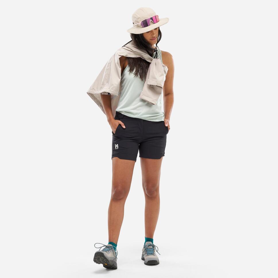 Spodenki trekkingowe damskie Millet Ubic Stretch Short W czarny Regular Fit
